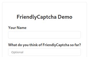 Friendly Captcha screenshot 1
