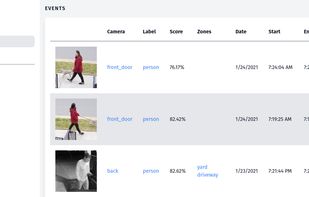 Frigate NVR screenshot 1