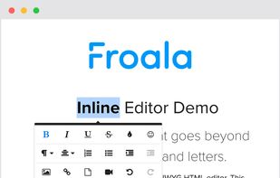 Froala Editor screenshot 3