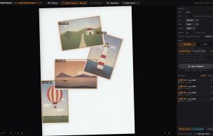 Overlapping photo regions are detected