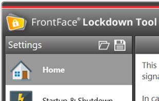 FrontFace Lockdown Tool screenshot 1