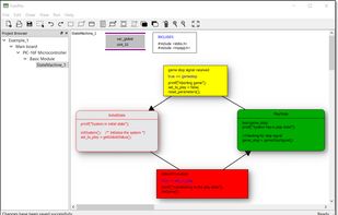 A Screenshot of a project opened in FsmPro