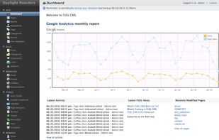 FUEL CMS screenshot 1