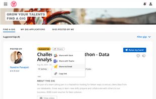 FuelGigs™ gives employees access to a fully-integrated talent marketplace that powers and promotes career growth through projects and stretch assignments