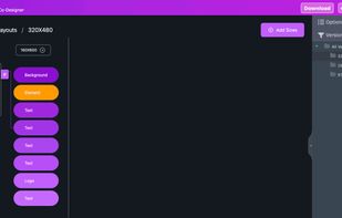 Map out all elements of the creatives