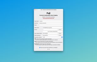 Main interface for the program