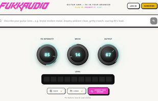 FUKKAUDIO amp&fx GUI