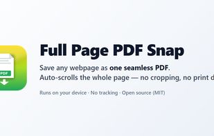 Full Page PDF Snap screenshot 1