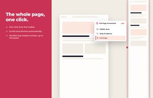 One click, the whole page