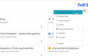 More shots of Full Sort in action.