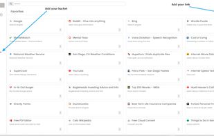 Here's a sample of private start page
