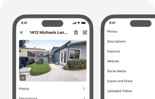 Need to review or tweak your listing? Our Listing Details screen puts everything you need at your fingertips. Easily check photos, descriptions, features, and make edits to ensure your listing is perfect before going live.
