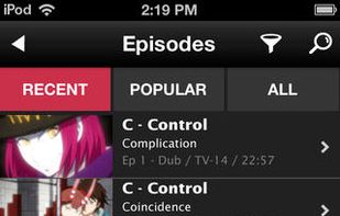 FUNimation screenshot 3