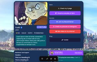 Default profile with customization