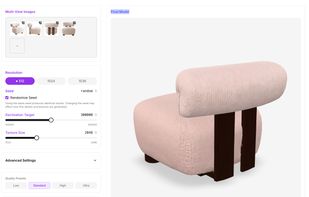 Finished 3D model with native GLB, OBJ, BLEND and SKP downloads