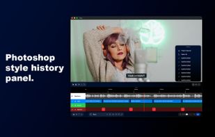Made a mistake? You can go undo/redo actions to any point in time.