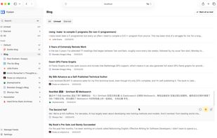 Fusion RSS screenshot 1