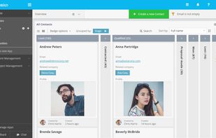 Contact management in Kanban View