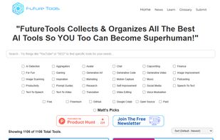 FutureTools screenshot 1