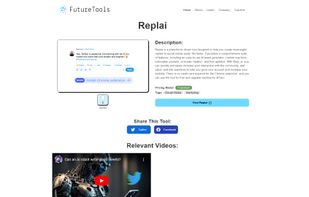 FutureTools screenshot 2