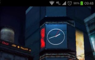 Futuristic City 3D Live Wallpaper screenshot 1