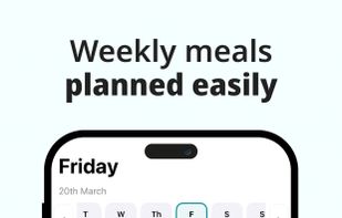 Plan your weekly meals and see your daily nutrition data