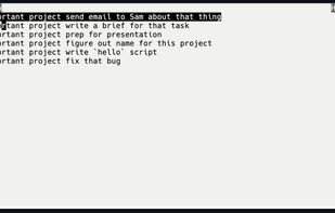 Fuzzynote screenshot 1