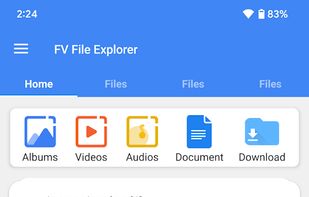 FV File Manager screenshot 1