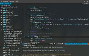 FVim screenshot 1