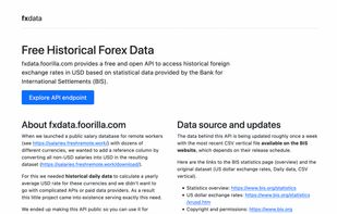 fxdata.foorilla.com screenshot 1