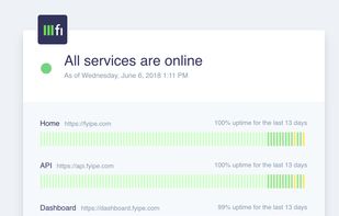 Hosted Status Page