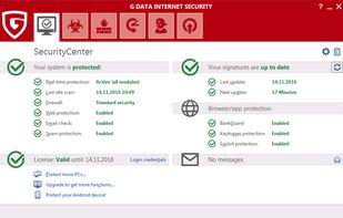 G Data InternetSecurity screenshot 1