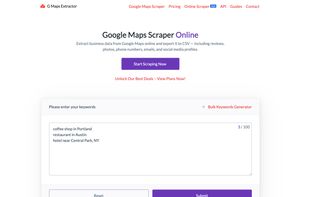 G Maps Extractor screenshot 1