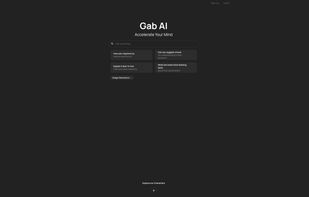 Gab AI screenshot 1