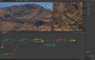 Node based procedural workflow.