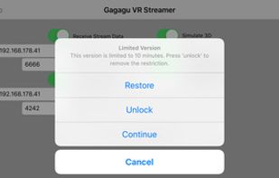 Gagagu VR-Streamer screenshot 2