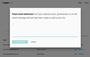 Bulk upload new members