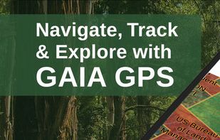 Gaia GPS screenshot 1