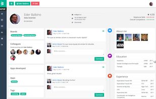 A social profile to know who work with you