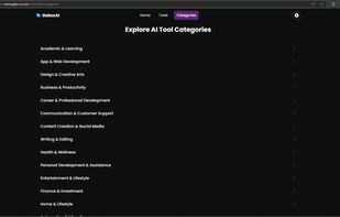 GalaxAI's Categories