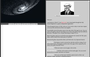 GalaXQL screenshot 1