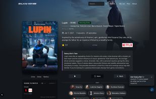 Movie / TV show details page