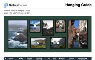 GalleryPlanner screenshot 2