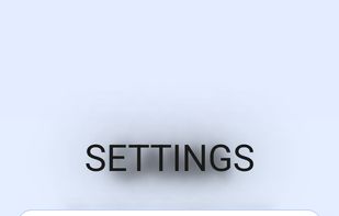 Settings / Light Mode