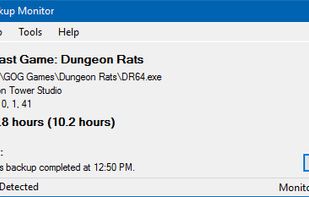 Game Backup Monitor screenshot 1