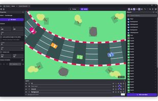 The new editor interface, which now supports 3D editing. 