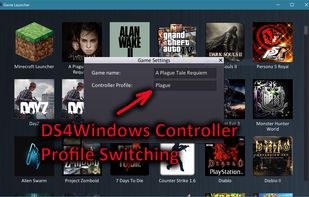 Automatic DS4Windows controller profile switching support