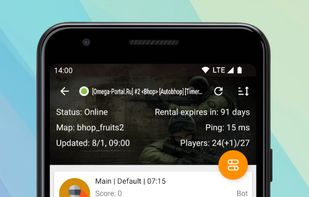 Game Server Control Panel screenshot 1