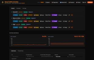 UI Example (Obsidian Ember Theme)