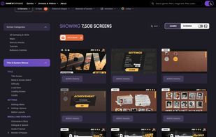 Game UI Database screenshot 1